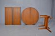 Vintage teak round dining table on pedestal legs | Vejle Mobelfabrik - view 9