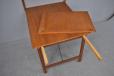 Vintage ROYAL system in teak with wall mounted dining table and additional storage shelf