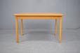 Beech dining table with 2 draw leaves made by ABJ denmark