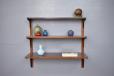 Danish design 3 Shelf wall system in vintage rosewood - view 2