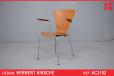 Vintage teak and chrome armchair designed by Herbert Hirsche - view 1