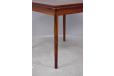 Midcentury rosewood dining table produced by Danish cabinetmaker for sale