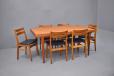 Vintage teak dining table designed by Arne Hovmand Olsen