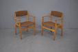 Oak framed vintage carver / desk chair made by NOVA mobler - view 9