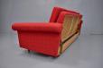 Vintage 1960s sofa bed with click clack mechanism produced by Danish Cabinetmaker