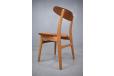 The CH30 dining chair with refurbished oak and teak frame in great condition