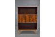 vintage rosewood storage and display cabinet made by Danish cabinetmaker for sale