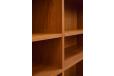 Vintage teak bookcase cabinet with adjustable shelving - view 9