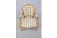 Vintage rococo style armchair made by Danish cabinetmaker