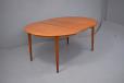 Dining table by skovmand and andersen with tapering legs in teak