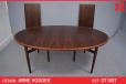 Arne Vodder extending oval dining table in rosewood - Model 212 - view 1