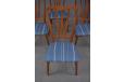 Re-furbished set of 6 vintage teak dining chairs designed by Niels Koefoed model INGRID