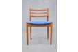 Vintage teak dining chair with ladder back - view 3