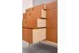 Vintage Borge Mogensen design 8 drawer chest with adjustable bookcase top for sale