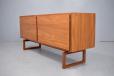 vintage teak sideboard with 4 cabinet doors designed by arne hovmand olsen