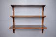 Danish design 3 Shelf wall system in vintage rosewood - view 4