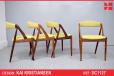 Set of 4 vintage model 31 dining chairs in rosewood | Kai Kristiansen - view 1