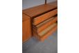 midcentury danish design wall mounted ROYAL system in teak for sale