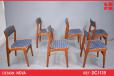 Set of 6 vintage teak dining chairs | Nova Mobler - view 1