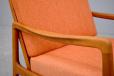 Ole Wanscher model FD120 teak rocking chair with original sprung cushions 