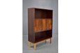 1970s danish design roesewood bookcase cabinet