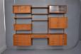 Randers Mobelfabrik - vintage teak 3 section wall system 