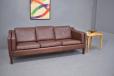 Vintage 3 seater ox leather sofa for sale