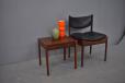 Small square side table in vintage brazilian rosewood - view 10