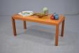 Vintage parquet top coffee table in teak | Vejle Stole Mobelfabrik - view 2