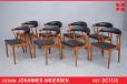 Johannes Andersen vintage teak dining chairs Model BA113 - view 1