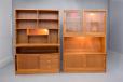 Glass-fronted display cabinet in teak with internal lighting - view 11