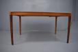 Vintage rosewood dining table designed 1965 by Henry W Klein for Bramin Mobler