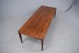 Vintage Danish design rectangular coffee table in rosewood - view 7