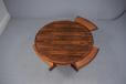 Rare vintage Danish design flip flap lotus dining table in rosewood by Dyrlund Smith