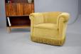 Antique 1940s design danish club armchair made by danish cabinetmaker