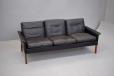 Model CS500 sofa in black leather | Hans Olsen design - view 3