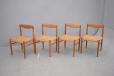 Vintage teak dining suite designed by Henry W Klein, 1965 for Bramin Mobler