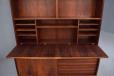 vintage rosewood wall unit with drawers and drop down cabinet