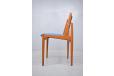 Vintage teak dining chair with ladder back - view 7