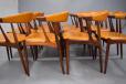 1956 design set of 12 rosewood dining chairs model BA113 produced by Brdr Andersen