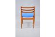 Vintage teak dining chair with ladder back - view 8