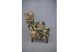 wing back armchair with original upholstery 