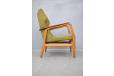 Teak and oak framed midcentury armchair produced by Bovenkamp Holland for sale