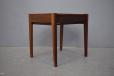 Small square side table in vintage brazilian rosewood - view 6