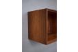 floating vintage honduran rosewood display cabinet produced by Danish cabinetmaker