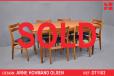 Vintage teak dining table with 2 pull out leaves | Arne Hovmand Olsen design - view 1