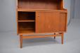 Vintage teak wall unit bookcase | Johannes Sorth - view 5