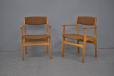 Oak framed vintage carver / desk chair made by NOVA mobler - view 8