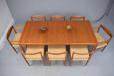 Vintage teak BRAMIN dining suite design by Henry W Klein for sale