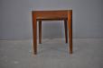 mid-1970s danish side table with lift up to to reveal sectional drawer